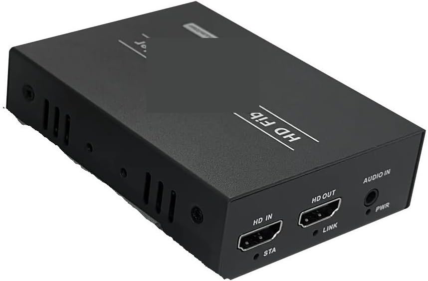 HDMI Extender Uncompressed HDMI Extender Over Fiber Optic HDMI Extension 1080P@60Hz Full HD 20km Over Singlemode Fiber(1RX -1TX(SC)-20KM)