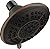 Delta Faucet 5-Setting Raincan Shower Head, Oil Rubbed Bronze Rain Shower Head, Round Shower Head, Delta High Pressure Shower Head, Water Saver Shower Head 1.75 GPM, Venetian Bronze RP78575RB