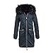Produktbild khujo Damen Ilena Nylon Washed Jacket Jacke, Blau (Mn-Blue 407), Small