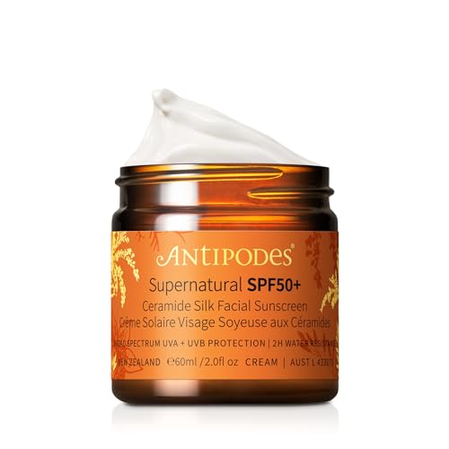 Antipodes Supernatural SPF50+ Ceramide Silk Facial Sunscreen – Na...