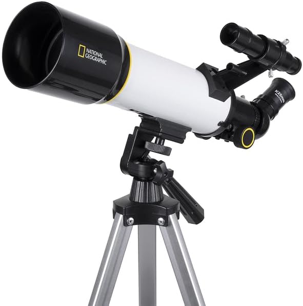 Miniatura 2 de National Geographic Sky View - Telescopio refractor (2.756-2.756 in) con montaje Panhandle