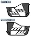 Hooke Road Wrangler TJ Tube Half Doors Offroad Tubular Trail Doors Guards for 1997-2006 Jeep Wrangler TJ Sahara Sport