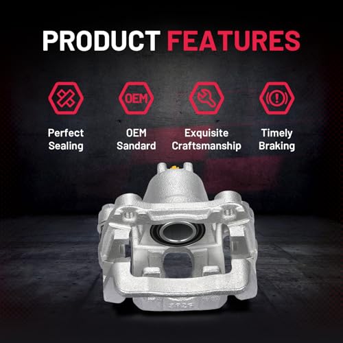 Image of BDFHYK 19-B2674 19-B2675 Rear Disc Brake Caliper Assembly Compatible with Acura MDX 2001-2006 3.5L V6, Compatible with Honda Pilot 2003-2008 3.5L V6, GAS 2pcs