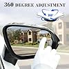 LivTee Blind Spot Mirror, Fan HD Glass Frameless Convex Rear View Mirror with wide angle Adjustable Stick for Cars SUV and Trucks, Pack of 2 #4