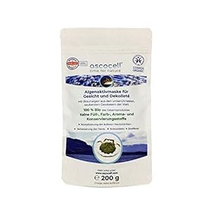 ascocell Bio algenactief masker voor gezicht en decolleté, 5-10 toepassingen