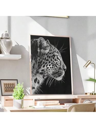 Fresque murale guépard d'exception, toile léopard de haute qualité pour art mural chic - 3