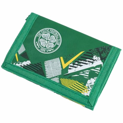 Celtic FC Vector Wallet (One Size) (Green/White/Yellow)