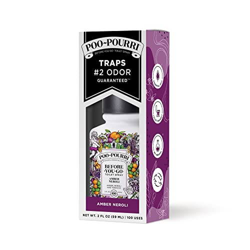 Image of Poo-Pourri Before-You-Go Toilet Spray, Amber Neroli, 2 oz,BB9491 (Pack of 2)
