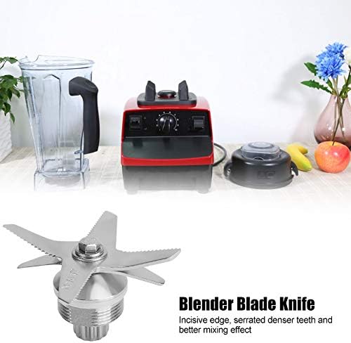 Blender Blade Replacement Extractor Blade, Stainless Steel Mixing Cutting Blender Blade Knife Spare Parts Fit for Juicer Blender 5200