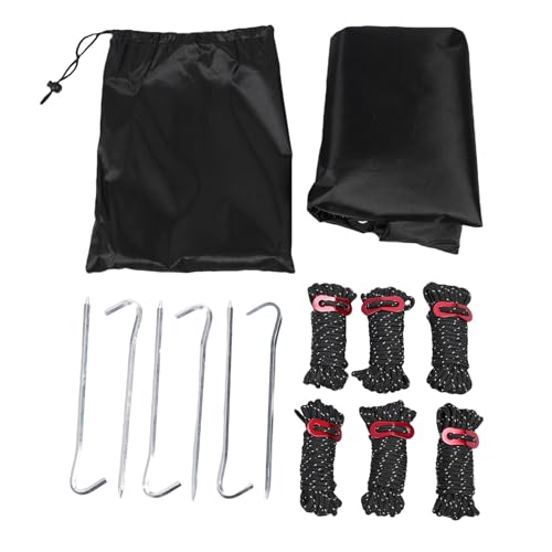 Bâche de camping imperméable et abri multi-usage léger avec cordes