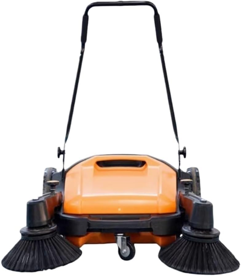 Outdoor Hand Push Sweeper Hand Pushed Sweeping Machine, Unpowered, Industrial Factory, Warehouse, Workshop Cleaning Vehicle Sweeping Machine