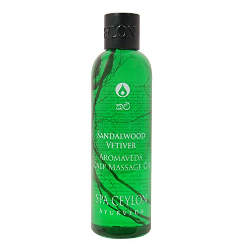 Huile massage cuir chevelu Sandalwood Vetiver pour apaiser les tiraillements