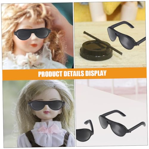 Vaguelly 12pcs Lovely Doll Sunglasses Mini Accessories for Doll Dress Up Chic Plastic Sunglasses for Imaginative Play and Special Events3