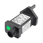 Cube-LED 31V 9W LED Transformer for CZJUTAI JT-EL/FC31V 9W /6W /4.5W /3.6W with 8 Modes, Memory & 6 Hour Timer, IP20 for Christmas Tree Lights, Net Lights, Icicle Lights (31V9W)