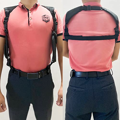 Sztac Shoulder Holster Vertical Gun Holster Universal Adjustable For Most Kinds Of Pistols Black #TOP4