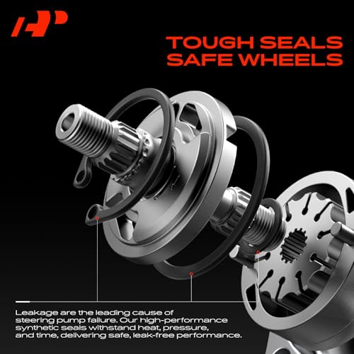 Image of A-Premium Power Steering Pump, with Pulley