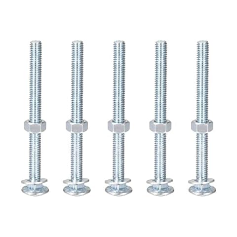 sourcing map 5/16-18 x 4" Carriage Bolts Set Cover