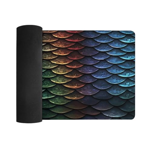 Mouse Pad Grande Dragon Scale de Goma 30x60 cm miniatura 3