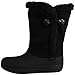Crocs Womens Modessa Synthetic Suede Button Boot Shoes, Black/Black, US 8