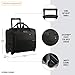 Briggs & Riley Baseline-Softside Rolling Cabin Upright Bag, Black, Underseater 16-Inch