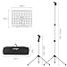 ammoon Hoja Plegable Partitura de Música Flanger FL-05R Soporte Trípode Aleación de...