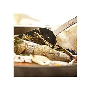 All clad tools and accessories stainless steel with nylon head kitchen gadgets nonstick turner kitchen tools kitchen hacks silver  urban country home decor