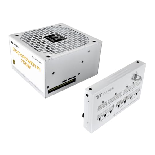 Image of Thermaltake Dockpower FI Snow 750W ATX 3.1 Modular 80+ Gold Power Supply