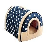 XUSIJAKQ1 Cozy Portable Cats Cave Foldable Pet Bed Warm Nest with Oxoford Bottom Non Slip and Washable and Medium Dogs and Cats. for Pets Cave Foldable Pet Bed Cat Dog Cushion Soft