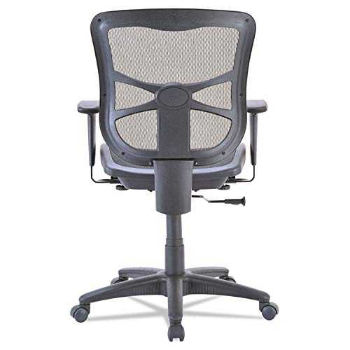 Alera Aleel42B18 Alera Elusion Series Air Mesh Mid-Back Swivel/Tilt Chair, Black #TOP5