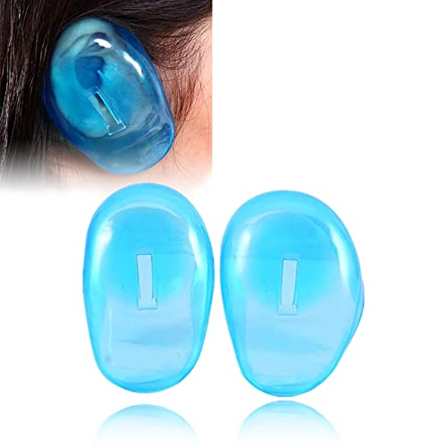 2pcs Ear Cover Protector Ear Covering Ear Cover Shield Anti Staining Plastic Guard Protects Earmuffs From The Dye