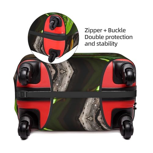 Tree Frog Baby Print Personalized Travel Luggage Cover With Zipper, Elastic Luggage Cover,For Daily Use4