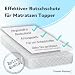 Topper Stopper 90 x 200 cm Matratzen Stopper Boxspringbett Antirutsch für Matratzen Antirutschmatte für Bett Matratzenstopper Anti Rutsch für Topper Boxspringbett Antirutschmatte Matratzenunterlage