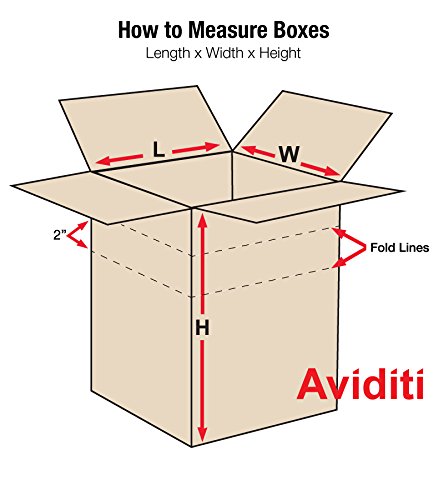 Aviditi Md999 Multi-Depth Corrugated Cardboard Box, 9" L X 9" W X 9" H, Kraft, For Shipping, Packing And Moving (Pack Of 25) #TOP1