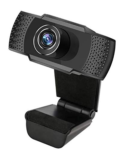 Webcam Computer Camera with Microphone for Desktop, 1080P Webcam Full HD Widescreen USB Camera for PC Laptop Desktop Mac Video