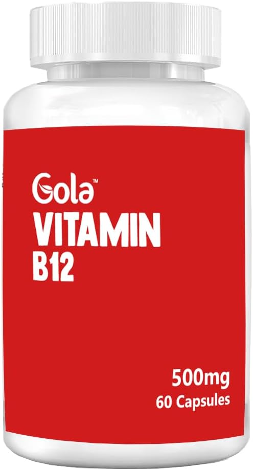 Vitamina B12 1000 mg 60 Cápsulas Gola Foods
