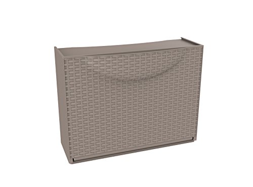 Terry Harmony Box Scarpiera, Tortora finitura Rattan, 51x19x39 cm