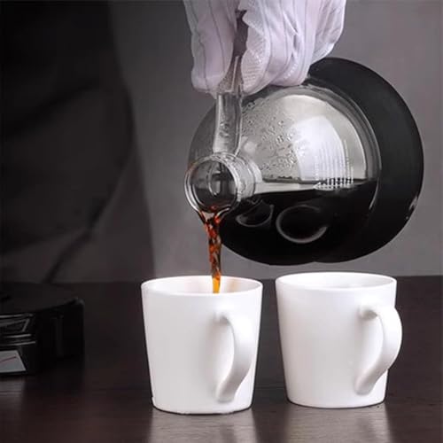 Electric Siphon Coffee Maker, Coffee Maker Brewer with Auto Timer & 400ml Glass Pot, 60s Extraction & 2 Power Adjustable, Removable Design, Vacuum Coffee Machine for Coffee Lover, Coffee 9 Electric Siphon Coffee Maker, Coffee Maker Brewer with Auto Timer & 400ml Glass Pot, 60s Extraction & 2 Power Adjustable, Removable Design, Vacuum Coffee Machine for Coffee Lover, Coffee