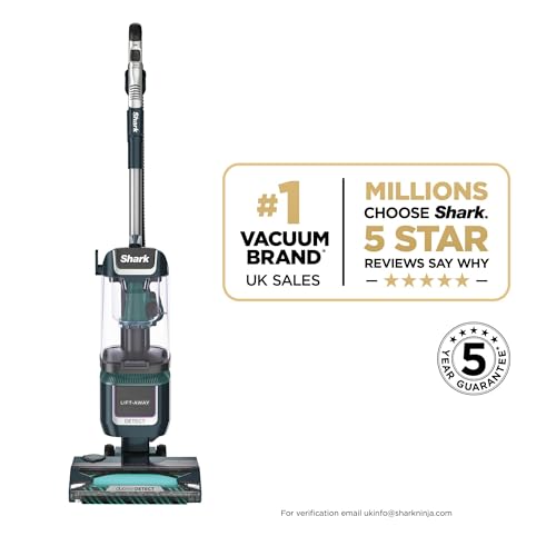Shark Detect Xl Corded Upright Vacuum Cleaner, Ultra-Powerful Pet Hair Pick-Up, Duoclean Detect, Direction Detect, Anti-Allergen, 2.5L Xl Dust Cup, Lift-Away Technology, 8M Cord LA791UKT - 2