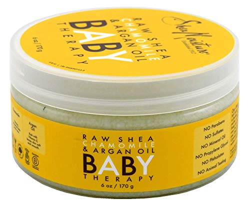 Raw Shea Chamomile & Argan Oil Baby Therapy 6 oz (Pack of 2)
