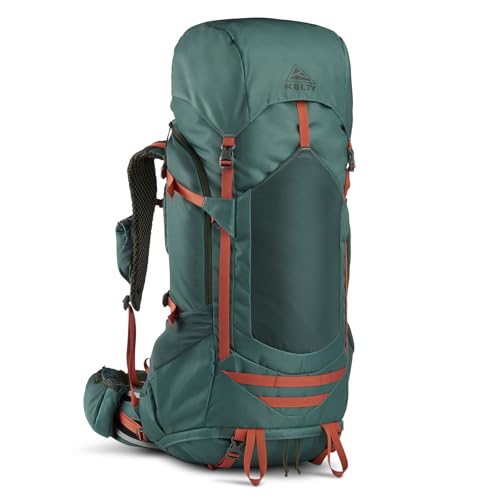 Kelty Glendale 65L to 105L Internal Frame Backpack - Multi-day Backpacking Thru Hiking Pack, Adjustable Suspension, Customized Fit (Duck Green, 85L)