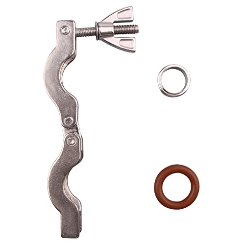 Image of DERNORD KF-16 Wing Nut Clamp Flange Quick Clamp Stainless Steel 304 with Centering O-Ring