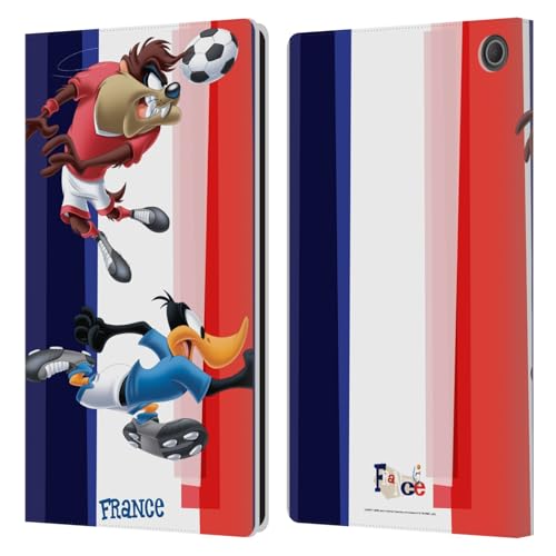 Étui Fire Max 11 Looney Tunes avec rabat portefeuille en cuir