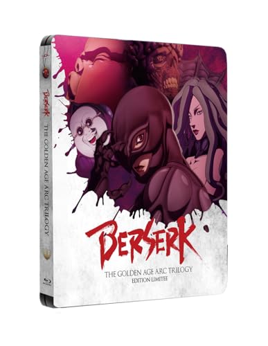 Berserk - The Golden Age Trilogy : Film 1 : L'oeuf du Roi Conquérant + Film 2 : La bataille de Doldrey + Film 3 : L'Avent [Blu-ray]