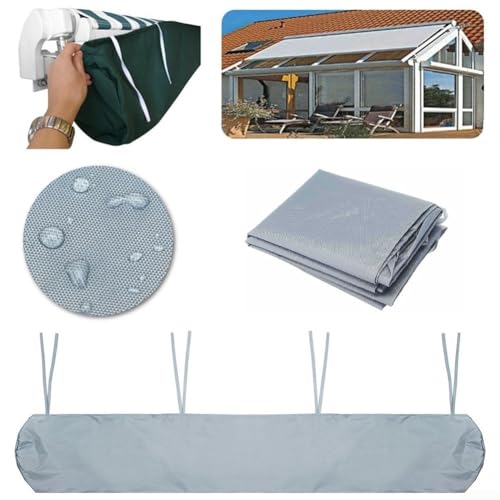 Tenda da sole per patio, 3,5 m, fai da te, copertura per tenda da giardino, impermeabile, protezione per riparo dal sole