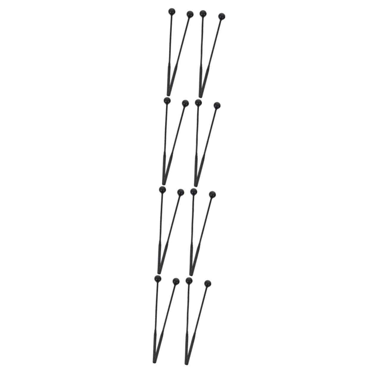 VICASKY 8pares Mallets De Percusión De Goma Para Xilófono y Marimba De Baquetas De Música Instrumento De Percusión y Práctico Para Estudiantes y Profesionales