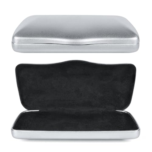 Linkidea Extra Large Hard Shell Sunglasses Case, Oversized Sun Glasses Storage Organizer Compatible with D1OR Missdior B1U EverDior A1U Gucci GG0595S GG0875S GG0351S VERSSACE VE4395 (XXL/Silver)