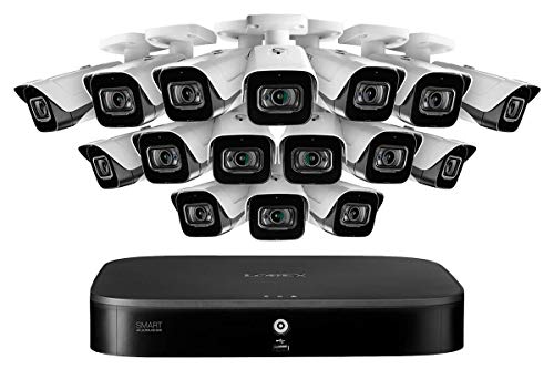 Buy 1 get 1 Lorex 4KMPX1616-2 4K MPX Analog Surveillance System Featuring D861A63B 4K 3TB 16Ch DVR and 16 C861MB 4K Audio Bullet Cameras