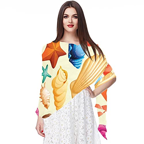 Foulard mousseline de soie poisson idéal pour accessoiriser vos tenues d'été