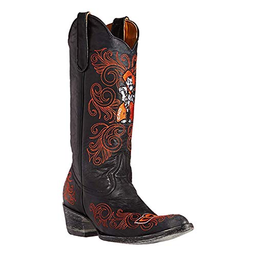 Gameday Boots Womens Oklahoma State Dama Boots Black-Orange 7