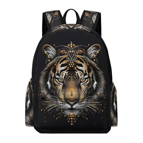 Sac d'école tigre pour garçon primaire collège et enfant ado
